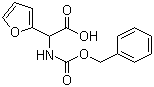 structure of CAS# 61886-78-0, N-苄氧羰基-2-氨基-2-呋喃基乙酸