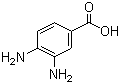 structure of CAS# 619-05-6, 3,4-二氨基苯甲酸