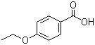 structure of CAS# 619-86-3, 4-Ethoxybenzoic acid