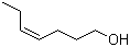 structure of CAS# 6191-71-5, (Z)-4-庚烯-1-醇