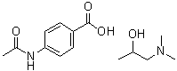 structure of CAS# 61990-51-0, Dimepranol acedoben