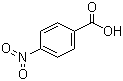 structure of CAS# 62-23-7, p-Nitrobenzoic acid