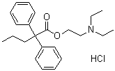 structure of CAS# 62-68-0, Proadifen hydrochloride