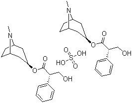 structure of CAS# 620-61-1, Hyoscyamine sulphate
