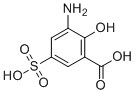 structure of CAS# 6201-86-1, 3-氨基-5-磺基水杨酸