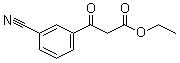 structure of CAS# 62088-13-5, 3-(3-氰基苯基)-3-氧代丙酸乙酯