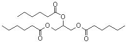 structure of CAS# 621-70-5, Tricaproin