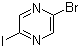 structure of CAS# 622392-04-5, 2-Bromo-5-iodopyrazine