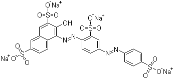 structure of CAS# 6226-79-5, 丽春红 S