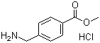structure of CAS# 6232-11-7, Methyl 4-(aminomethyl)benzoate hydrochloride