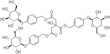 structure of CAS# 62499-28-9, 巴利森苷