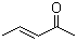 structure of CAS# 625-33-2, 3-戊烯-2-酮