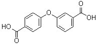 CAS # 62507-84-0, 3-(4-Carboxyphenoxy)benzoic acid, 3,4'-Diphenyl ether dicarboxylic acid, 3,4'-Oxydibenzoic acid