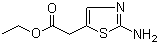 structure of CAS# 62557-32-8, 2-(2-氨基噻唑-5-基)乙酸乙酯
