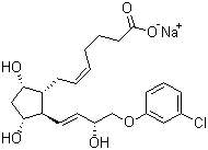 structure of CAS# 62561-03-9, (+)-Cloprostenol sodium