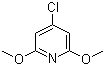 structure of CAS# 62616-14-2, 4-氯-2,6-二甲氧基吡啶
