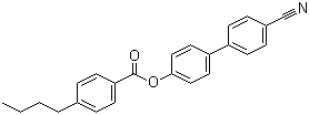 CAS 登录号：62622-28-0, 4'-丁基苯甲酸 4-氰基联苯酯