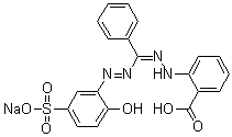 structure of CAS# 62625-22-3, 锌试剂钠盐