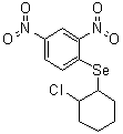 CAS # 6265-76-5, 2-Chlorocyclohexyl 2,4-dinitrophenyl selenide, NSC 33167