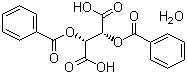 CAS 登录号：62708-56-9, L-(-)-二苯甲酰酒石酸一水物