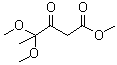 structure of CAS# 62759-83-5, 4,4-二甲氧基-3-氧代戊酸甲酯