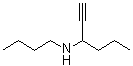 CAS 登录号：6281-06-7, N-丁基-1-己炔-3-胺