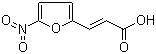 structure of CAS# 6281-23-8, 3-(5-Nitro-2-furyl)acrylic acid
