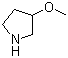 structure of CAS# 62848-20-8, 3-Methoxypyrrolidine