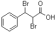structure of CAS# 6286-30-2, alpha,beta-Dibromobenzenepropanoic acid