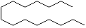 structure of CAS# 629-62-9, Pentadecane