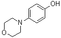 structure of CAS# 6291-23-2, 4-(4-Morpholinyl)phenol