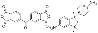 CAS # 62929-02-6, 5,5'-Carbonylbis(2-benzofuran-1,3-dione) - 1-(4-aminophenyl)-1,3,3-trimethyl-5-indanamine