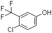 structure of CAS# 6294-93-5, 4-Chloro-3-(trifluoromethyl)phenol