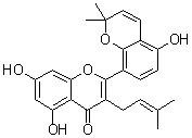 structure of CAS# 62949-77-3, 桑黄酮 A