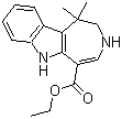 CAS 登录号：629662-20-0, 1,1-二甲基-1,2,3,6-四氢氮杂卓并[4,5-b]吲哚-5-羧酸乙酯
