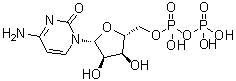 structure of CAS# 63-38-7, 胞苷 5'-(三氢焦磷酸酯)