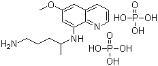 structure of CAS# 63-45-6, Primaquine diphosphate