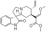 CAS # 630-94-4, Corynoxeine, 16,17,18,19-Tetradehydro-17-methoxy-2-oxocorynoxan-16-carboxylic acid methyl ester, (alphaE,1'R,6'R,7'S,8'aS)-6'-Ethenyl-1,2,2',3',6',7',8',8'a-octahydro-alpha-(methoxymethylene)-2-oxospiro[3H-indole-3,1'(5'H)-indolizine]-7'-acetic acid methyl ester