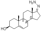 CAS # 63015-10-1, 3beta-Hydroxy-androst-5-en-17-one hydrazone