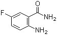 structure of CAS# 63069-49-8, 2-Amino-5-fluorobenzamide