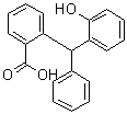 CAS 登录号：6315-39-5, 2-[(2-羟基苯基)苯基甲基]苯甲酸