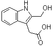 structure of CAS# 63158-57-6, 2-(羟基甲基)-1H-吲哚-3-乙酸