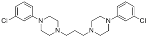 structure of CAS# 6323-09-7, 1,3-Bis-(4-(3-chlorophenyl)piperazin-1-yl)propane