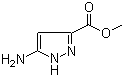 structure of CAS# 632365-54-9, Methyl 5-amino-1H-pyrazole-3-carboxylate