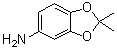 structure of CAS# 6324-89-6, 2,2-Dimethylbenzo-1,3-dioxol-5-amine