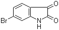 structure of CAS# 6326-79-0, 6-Bromoisatin