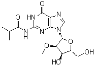 structure of CAS# 63264-29-9, N2-Isobutyryl-2'-O-methylguanosine