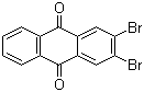 structure of CAS# 633-68-1, 2,3-二溴蒽醌