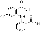 CAS # 63329-53-3, Lobenzarit, 4-Chloro-2,2'-iminodibenzoic acid, 2-[(2-Carboxyphenyl)amino]-4-chlorobenzoic acid