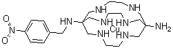 CAS # 633313-84-5, (OC-6-22)-[rel-(3R,6R,10R,13R,16R,19R)-N-[(4-Nitrophenyl)methyl]-3,6,10,13,16,19-hexaazabicyclo[6.6.6]eicosane-1,8-diamine]copper